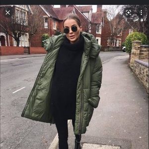 Zara green jacket
